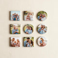 Custom Photo Magnet- 2 x 2” - Set of 9